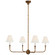 Piaf Four Light Chandelier in Antique Gild (268|TOB5451AGL)