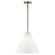 Katie Conical One Light Pendant in Hand-Rubbed Antique Brass (268|TOB5226HABG6WG)