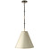 Goodman One Light Pendant in Bronze with Antique Brass (268|TOB5090BZHABAW)