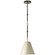 Goodman One Light Pendant in Bronze with Antique Brass (268|TOB5089BZHABAW) Goodman One Light Pendant in Bronze with Antique Brass (268|TOB5089BZHABAW)