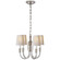 Vivian Four Light Chandelier in Crystal with Brass (268|TOB5031HABL)