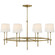 Bryant Eight Light Chandelier in Hand-Rubbed Antique Brass (268|TOB5024HABL)
