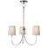 Reed Three Light Chandelier in Polished Nickel (268|TOB5009PNL)