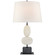 Dani One Light Table Lamp in Alabaster and Black Marble (268|TOB3980ALBBML)
