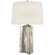 Sierra One Light Buffet Lamp in Burnished Silver Leaf (268|TOB3735BSLL)