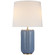 Minx LED Table Lamp in Polar Blue Crackle (268|TOB3687PBCL)