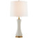 Elena Two Light Table Lamp in White Crackle (268|TOB3655WTCL)