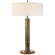 Longacre Two Light Table Lamp in Hand-Rubbed Antique Brass (268|TOB3001HABL)