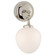 Katie Acorn One Light Wall Sconce in Polished Nickel (268|TOB2225PNG2WG)