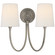 Reed Two Light Wall Sconce in Antique Nickel (268|TOB2126ANL)