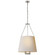 Dalston Four Light Hanging Lantern in Polished Nickel (268|SP5020PNL)