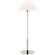 Hackney One Light Table Lamp in Polished Nickel (268|SP3022PNL)