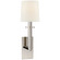 Dalston One Light Wall Sconce in Polished Nickel (268|SP2017PNL)