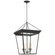 Cornice Four Light Lantern in Blackened Rust (268|SL5872BR)