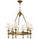 Classic Six Light Chandelier in Hand-Rubbed Antique Brass (268|SL5814HABL)