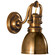 Yoke One Light Wall Sconce in Hand-Rubbed Antique Brass (268|SL2975HABHAB)