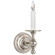 Classic One Light Wall Sconce in Polished Nickel (268|SL2815PN)