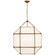 Morris Three Light Lantern in Gilded Iron (268|SK5010GIWG)
