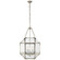 Morris Three Light Lantern in Polished Nickel (268|SK5008PNCG)