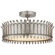 Leslie LED Semi-Flush Mount in Burnished Silver Leaf (268|SK4206BSL)