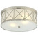 Montpelier Three Light Flush Mount in Polished Nickel (268|SK4011PNFG)