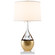 Sculptural Table Two Light Table Lamp in Crystal (268|SK3905CGS)
