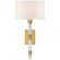 Adaline One Light Wall Sconce in Antique-Burnished Brass (268|SK2902ABQL)
