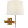 Elle LED Wall Sconce in Hand-Rubbed Antique Brass and Dark Rattan (268|SK2556HABDRTL) Elle LED Wall Sconce in Hand-Rubbed Antique Brass and Dark Rattan (268|SK2556HABDRTL)