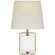 Henri One Light Wall Sconce in Crystal and Hand-Rubbed Antique Brass (268|SK2030CGHABL)