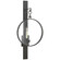 Alice One Light Wall Sconce in Aged Iron (268|SK2002AI)
