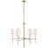 Grenol Six Light Chandelier in Hand-Rubbed Antique Brass (268|S5161HABL)