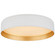 Shaw LED Flush Mount in Matte White (268|S4043WHT)