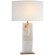 Ashlar LED Table Lamp in Alabaster and Hand-Rubbed Antique Brass (268|S3926ALBHABL)