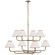 Rigby LED Chandelier in Soft Brass and Natural Oak (268|MF5057SBNOL)