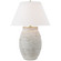 Avedon LED Table Lamp in Plaster White Rattan (268|MF3002PWRL)