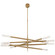 Rousseau LED Chandelier in Antique-Burnished Brass (268|KW5587ABSG)