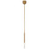 Rousseau LED Pendant in Antique-Burnished Brass (268|KW5586ABSG)