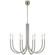 Rousseau LED Chandelier in Polished Nickel (268|KW5581PNSG)