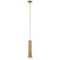 Precision LED Pendant in Antique-Burnished Brass (268|KW5220ABWG)