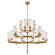 Liaison 32 Light Chandelier in Antique-Burnished Brass (268|KW5202ABCRG)