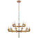 Liaison 20 Light Chandelier in Antique-Burnished Brass (268|KW5201AB)