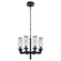 Liaison Eight Light Chandelier in Bronze (268|KW5200BZCRG)