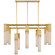 Covet LED Chandelier in Antique-Burnished Brass (268|KW5115ABALB)