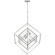 Cubed LED Pendant in Polished Nickel (268|KW5025PNCG)