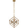 Cubed LED Pendant in Gild (268|KW5023GCG)