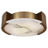 Melange LED Flush Mount in Antique-Burnished Brass (268|KW4013AB)