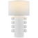 Tiglia LED Table Lamp in Plaster White (268|KW3687PWL)