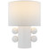 Tiglia LED Table Lamp in Plaster White (268|KW3686PWL)