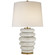 Phoebe One Light Table Lamp in Antiqued White Ceramic (268|KW3619AWCL)