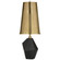 Halcyon One Light Table Lamp in Black Cremo Marble (268|KW3012BMAB)